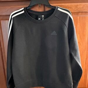 Adidas sweatshirt ladies black and white